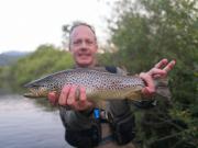 Neil and Brown trout, May